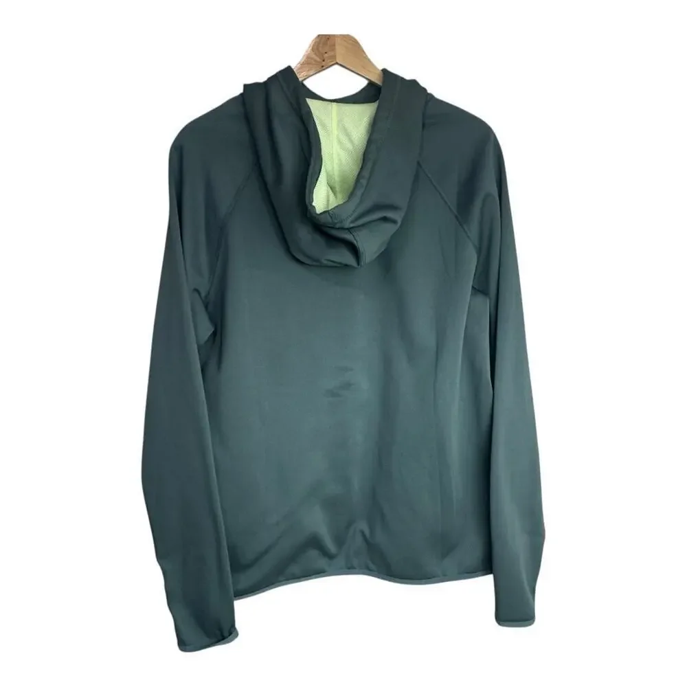 Nike dri‎ fit green pullover hoodie sweater size medium